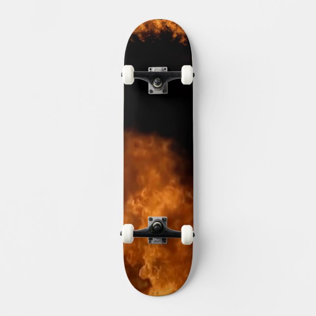 Fast as FIRE Skateboard (Front)