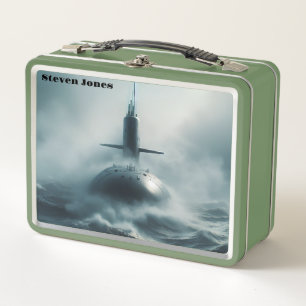 Fast Attack Submarine Metal Lunch Box