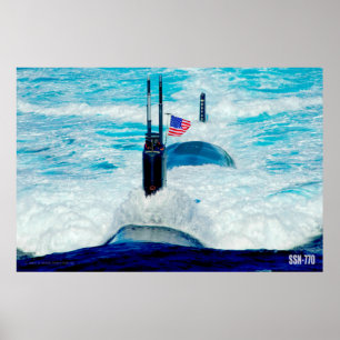FAST ATTACK SUBMARINE – SSN-770 POSTER