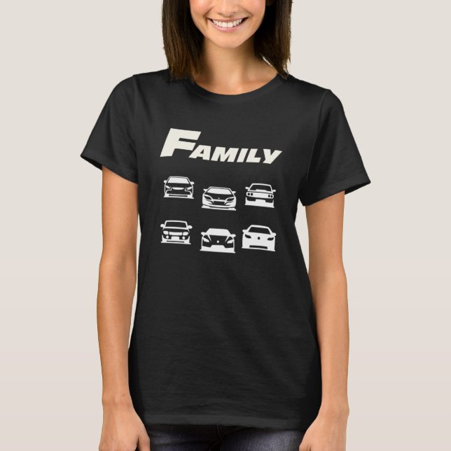 Fast Car Family T-Shirt (Front)
