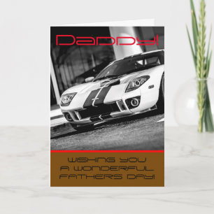 'Fast car' Father's day card