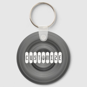 Fast Car I - Template Key Ring