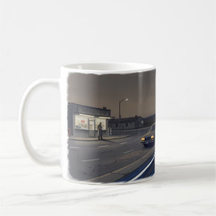 Fast Car Midnight Escape Open Road Mug