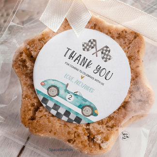 Fast car Racing car party sticker 