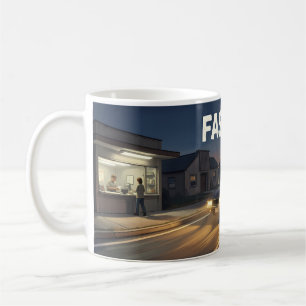 Fast Car Twilight Highway Escape Scene Mug