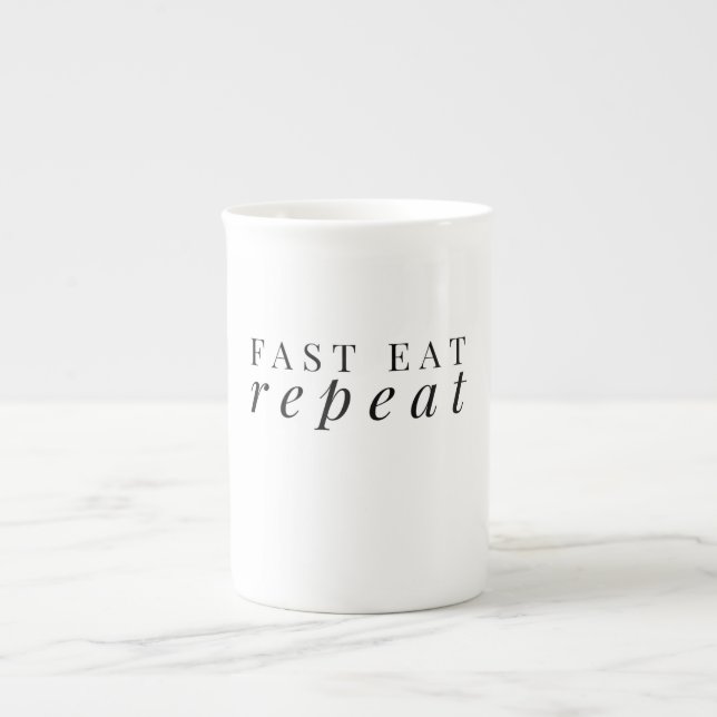 Fast Eat Repeat Classic Mug (Front)