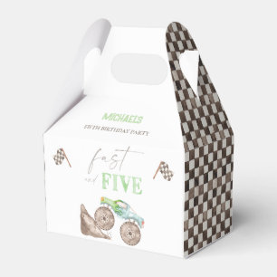 Fast Five Monster Truck Birthday Favour Gable Box