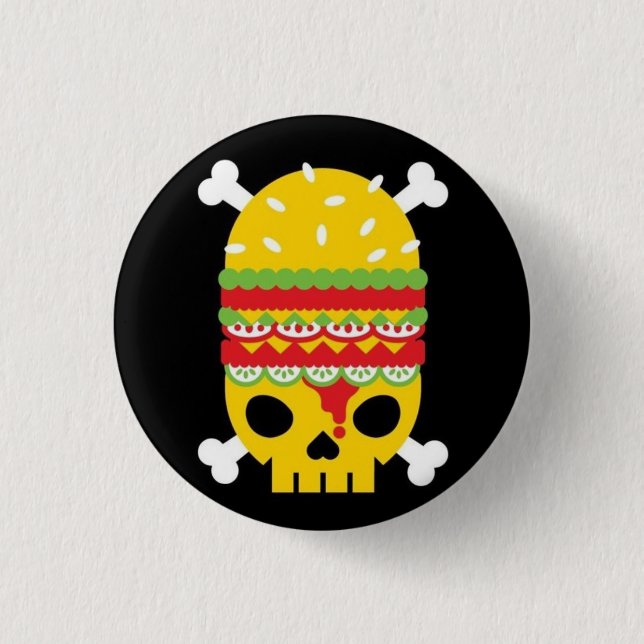 Fast Food 3 Cm Round Badge (Front)