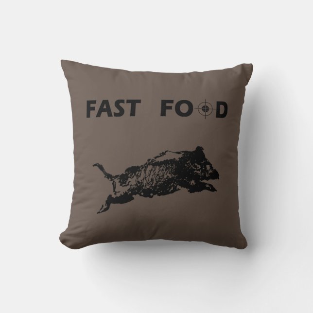 Fast food boar hunting cushion (Front)