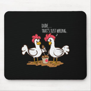 Fast Food Chicken Wings Funny Deep Fried Chicken S Mouse Mat