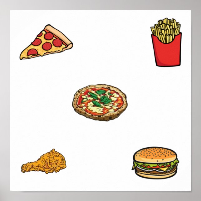 Fast food collection poster (Front)