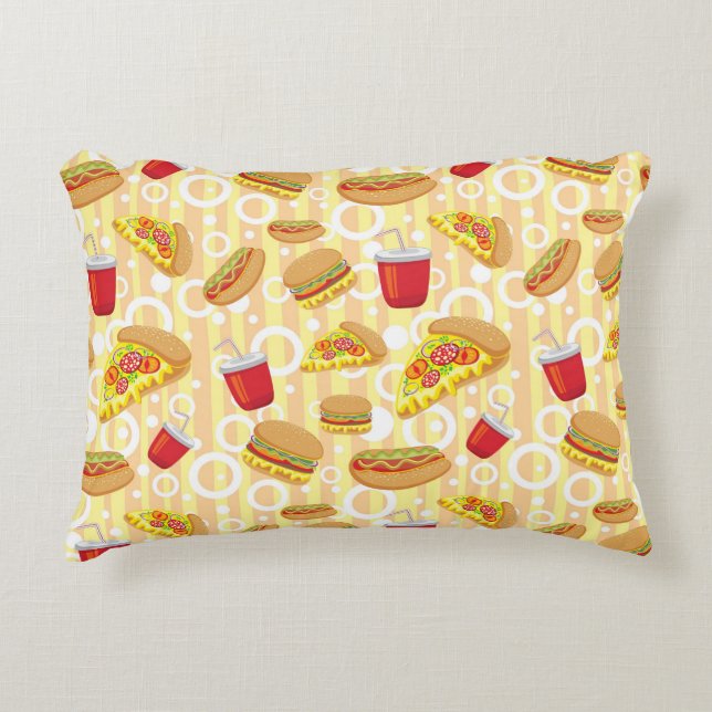 Fast Food Decorative Cushion (Front)