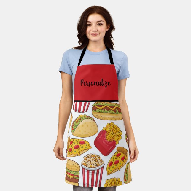 Fast Food Design Apron (Worn)