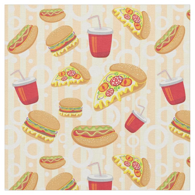Fast Food Fabric (Close Up)