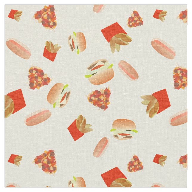 Fast Food Fabric (Close Up)