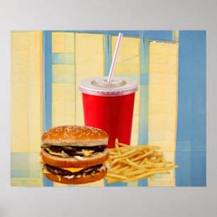 Fast Food Family Poster