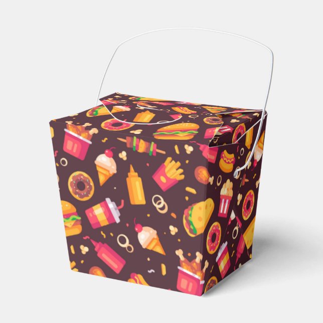 Fast Food Favour Box (Front Side)