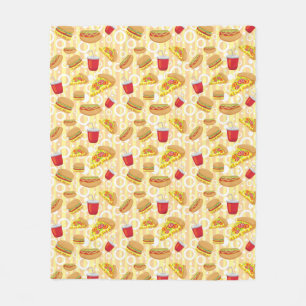 Fast Food Fleece Blanket