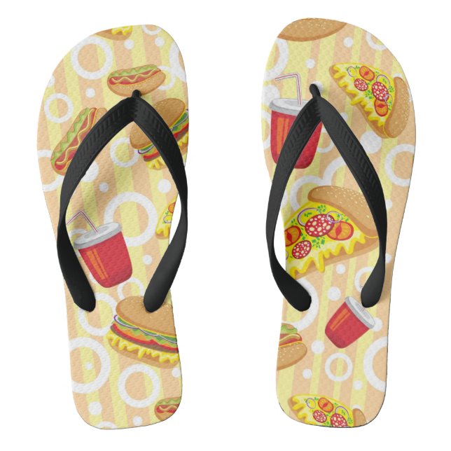 Fast Food Flip Flops (Footbed)