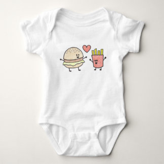 Fast Food Friends Baby Bodysuit
