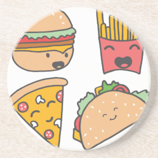 fast food friends coaster
