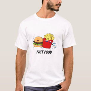 Fast Food Funny Burger And Fries Pun  T-Shirt