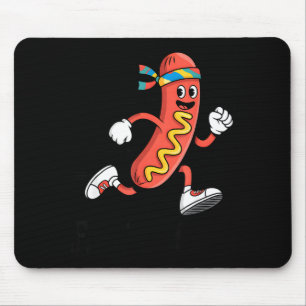 Fast Food Funny Pun Working Out Running Jogging Gy Mouse Mat