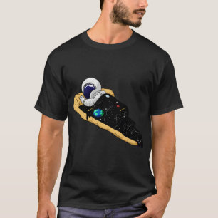 Fast Food Galaxy Space Pizza Astronaut Boy T-Shirt