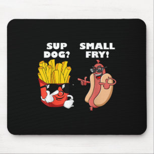 Fast Food Hot Dog And Small Fry Funny Grilling Sup Mouse Mat