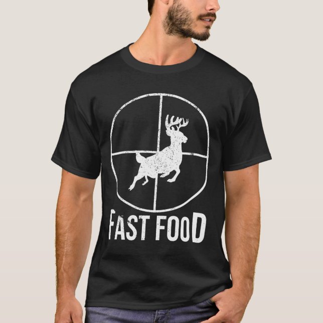 Fast Food Hunting Target T-Shirt (Front)