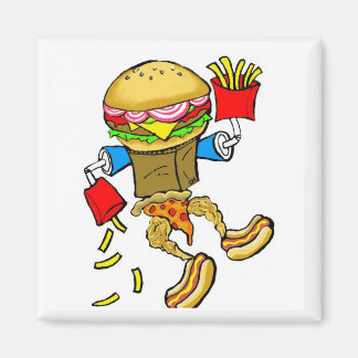 Fast Food Man Magnet