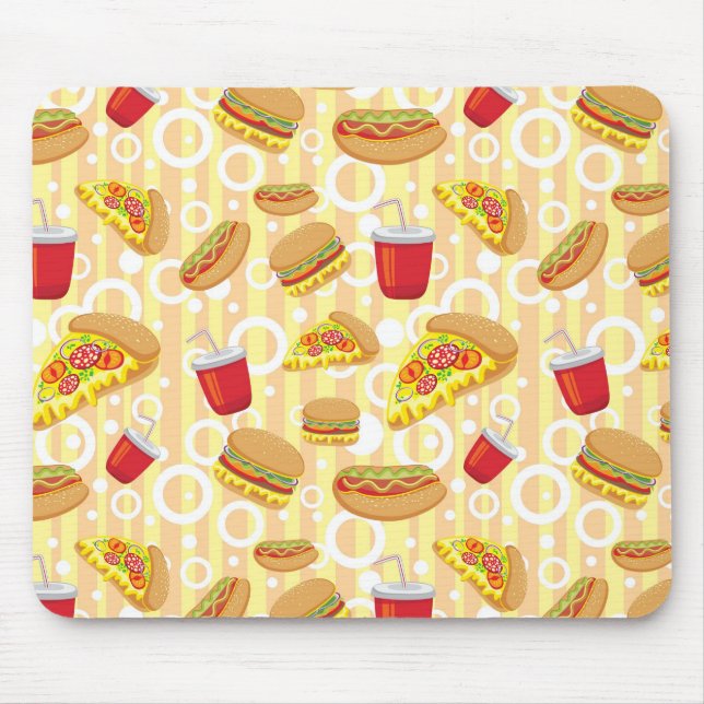 Fast Food Mouse Mat (Front)