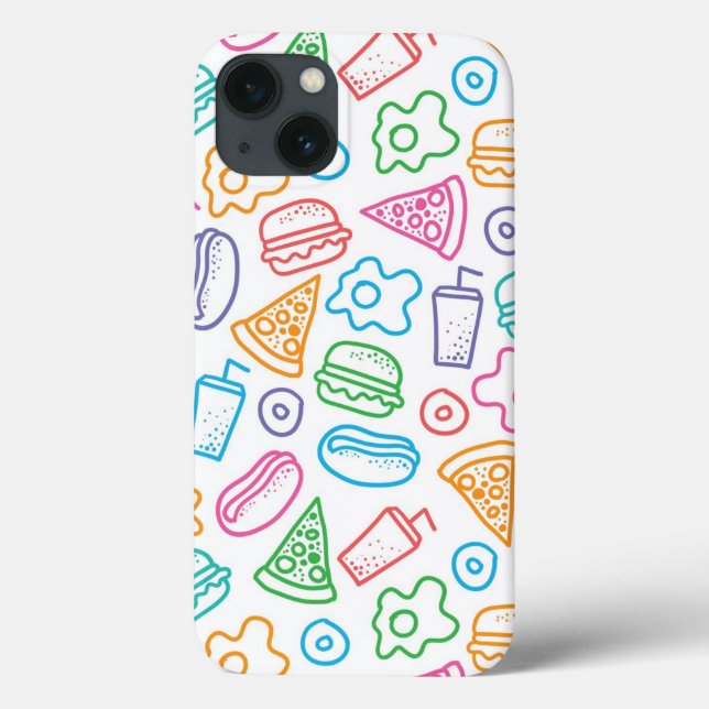 Fast food pattern 2 Case-Mate iPhone case (Back)