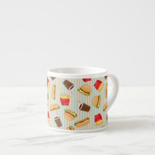 Fast Food Pattern 2 Espresso Cup