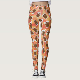 Fast food pattern 2 leggings