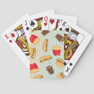 Fast Food Pattern 2 Playing Cards