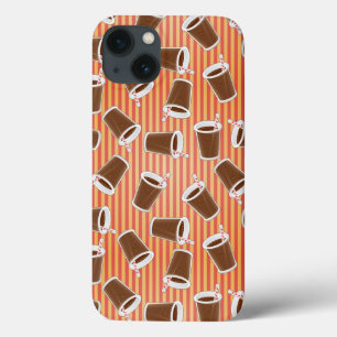 Fast food pattern iPhone 13 case