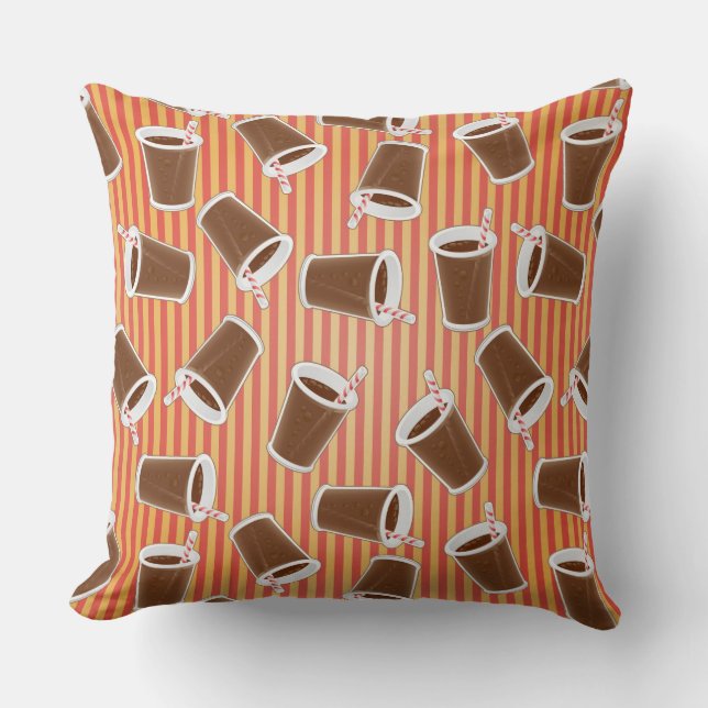 Fast food pattern cushion (Front)