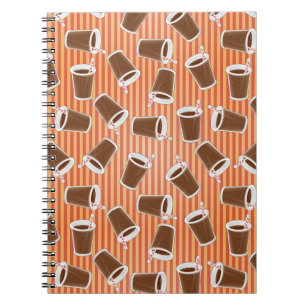Fast food pattern notebook