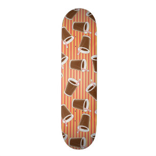Fast food pattern skateboard