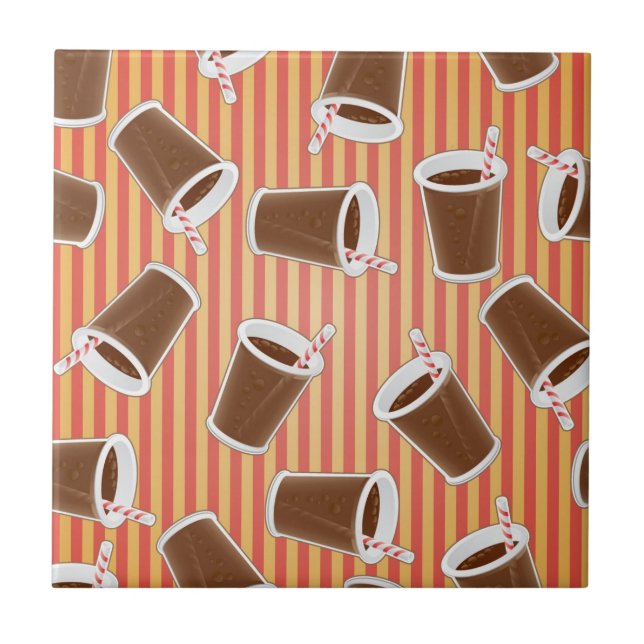 Fast food pattern tile (Front)