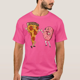 Fast Food Pizza And Doughnut T-Shirt