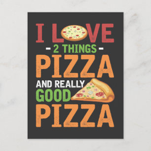 Fast Food Pizza Slice Lover Foodie Postcard