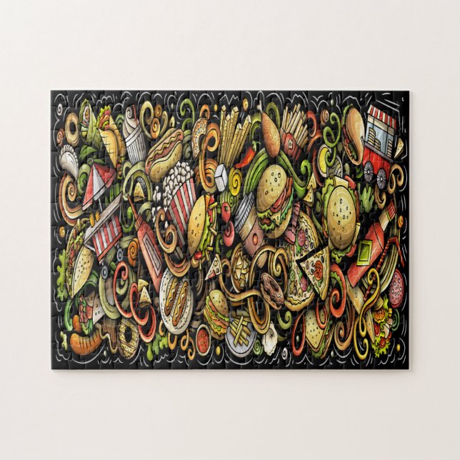 Fast Food Puzzle (Horizontal)