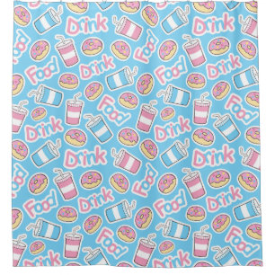 Fast Food Shower Curtain