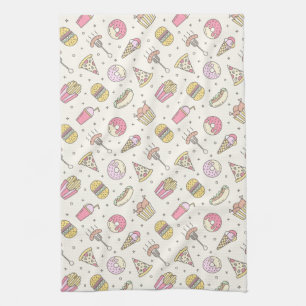 Fast Food Tea Towel