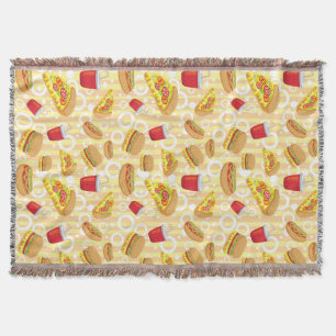 Fast Food Throw Blanket