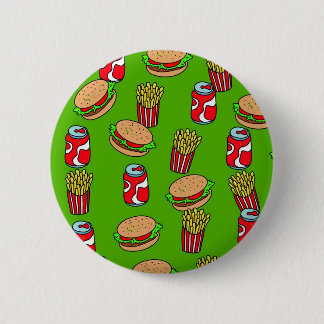 Fast Food Wallpaper 6 Cm Round Badge