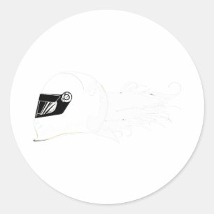 Fast Girls Series Classic Round Sticker