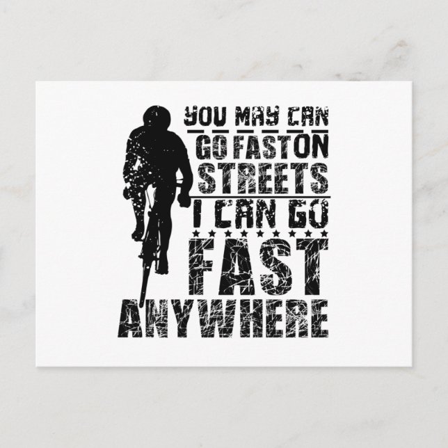 Fast Gravel Bike Postcard (Front)
